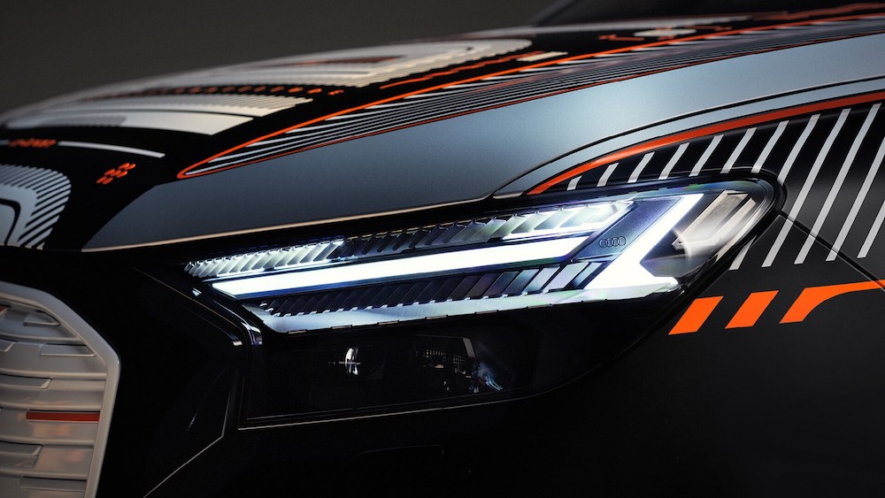Sprejdnji žarometi Audija Q4 e-tron